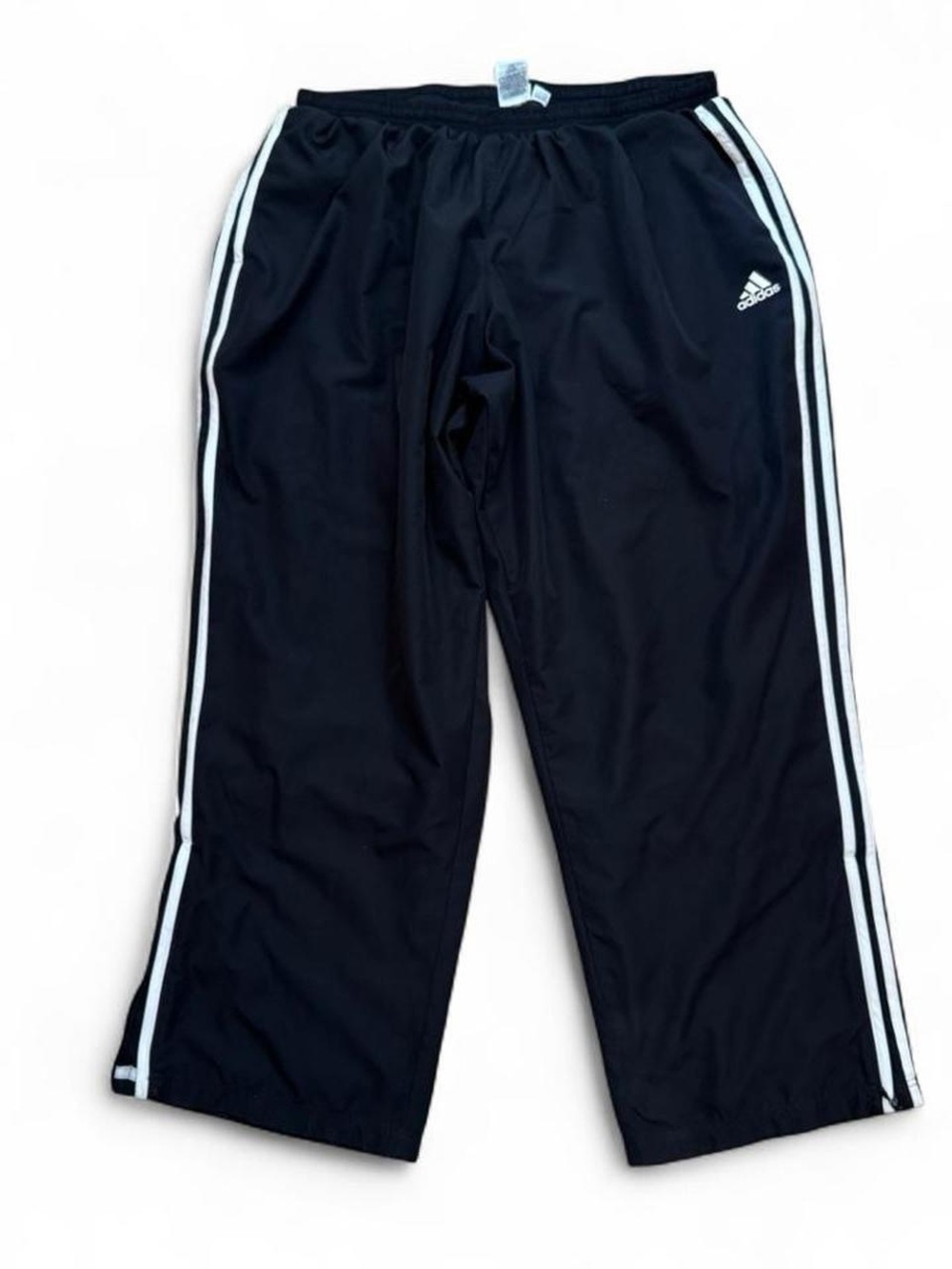 adidas Black  Pants with White Side Stripes
